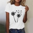 thumbnail image 2 of Kaemgyyd T-Shirt Grande Taille pour Femmes, Mignon, à Imprimé Graphique, Col Rond, Doux, Léger, Manches Courtes, 2 of 4