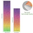 hgudesign Rainbow Skateboard Grip Tape Sandpaper NonSlip Wear