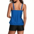 thumbnail image 7 of Awdenio Two Piece Swimsuit for Women 2025 Flowy Swimwear Two Piece Bathing Suits Swim Tank Top with Boyshorts, 7 of 7