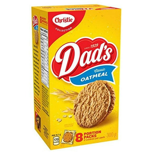 Christie Dad's Classic Oatmeal Cookies 300g Portion Pack, 10.58 oz
