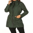 thumbnail image 2 of Manteaux de Pluie pour Femmes Imperméables Imperméables Légers à Cordon Capuchonné Manteaux de Pluie Coupe-Vent Manteau de Pluie d'Extérieur Actif Alsol Lamema, 2 of 6