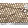 thumbnail image 3 of Soimoi Crepe Silk Fabric Celebration Flag,Rabbit & Egg Easter Printed Fabric 1 Yard 42 Inch Wide, 3 of 3