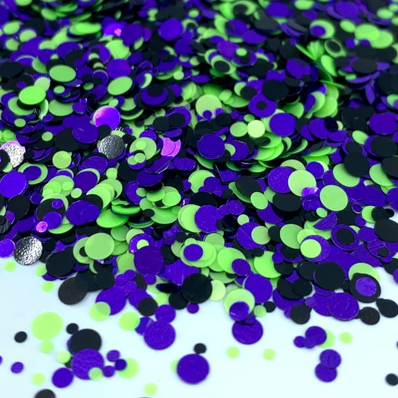 Frankenstein Dot Glitter Confetti (1oz = 28g)