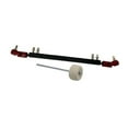 thumbnail image 2 of Dualoai Double Bass Drum Pedal Drive Shaft Replacement Accessory Premium Linkage Rod Black Red, 2 of 9
