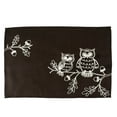 thumbnail image 2 of DII Modern Style Fabric Embroidered Owls Placemat in Brown (Set of 4), 2 of 5
