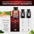 thumbnail image 3 of Parrox Iron Supplement with Slow Release Iron, Probiotics, Spirulina, Turmeric, Vitamin B6, B12, C, Zinc, Folate, Beetroot, Nettle Leaf, Dandelion Root,Black Pepper, Extra Strength 60 Capsules 3 Pack, 3 of 8