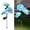 Blue, variant on Solar Garden Lights Outdoor, Solar Hydrangea Lights IP65 Waterproof LED Flowers Stake Lights 1 Pack for Garden Pathway Patio Backyard Landscape Decorative (Multicolor)