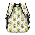 thumbnail image 4 of Rocae Avocado Playing Music Print Lightweight Casual Backpack Travel Hiking Backpack Carry on Laptop Backpack, 4 of 5