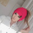 thumbnail image 4 of HSHDLDF Ponytail Messy Bun BeanieTail Women's Beanie Solid Ribbed Hat Cap, 4 of 7