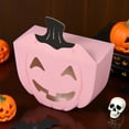 thumbnail image 4 of 10 Pack Halloween Pumpkin Paper Treat Boxes, Candy Favor Boxes for Trick or Treat Party Supplies Pink, 4 of 10