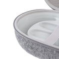 thumbnail image 4 of Suodoka Carrying Case for Meta Quest 3 Headset and Controller EVA Felt Hard Shell Travel Storage Bag, Grey (11.81 inches / 30 cm), 4 of 9