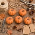 thumbnail image 6 of BUTASY Fall Pumpkin Decorations for Home-5Pcs Realistic Plastic Pumpkins for Indoor Outdoor Thanksgiving Centerpieces Party Decor, 6 of 7