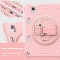 thumbnail image 6 of for iPad Mini 7th Gen 8.3" 2024 Case, Durable Sturdy Protection Case with Rotation Stand, Portable Hand Strap and Shoulder Strap Pencil Holder, Case for iPad Mini 6th Gen 8.3" 2021, Pink, 6 of 16
