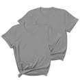 thumbnail image 5 of dazeni 2 Pack Mens Short Sleeve T Shirt Solid Gym Workout Athletic Shirt Solid Comfy Cotton Tee Shirt Top S-3XL, 5 of 8