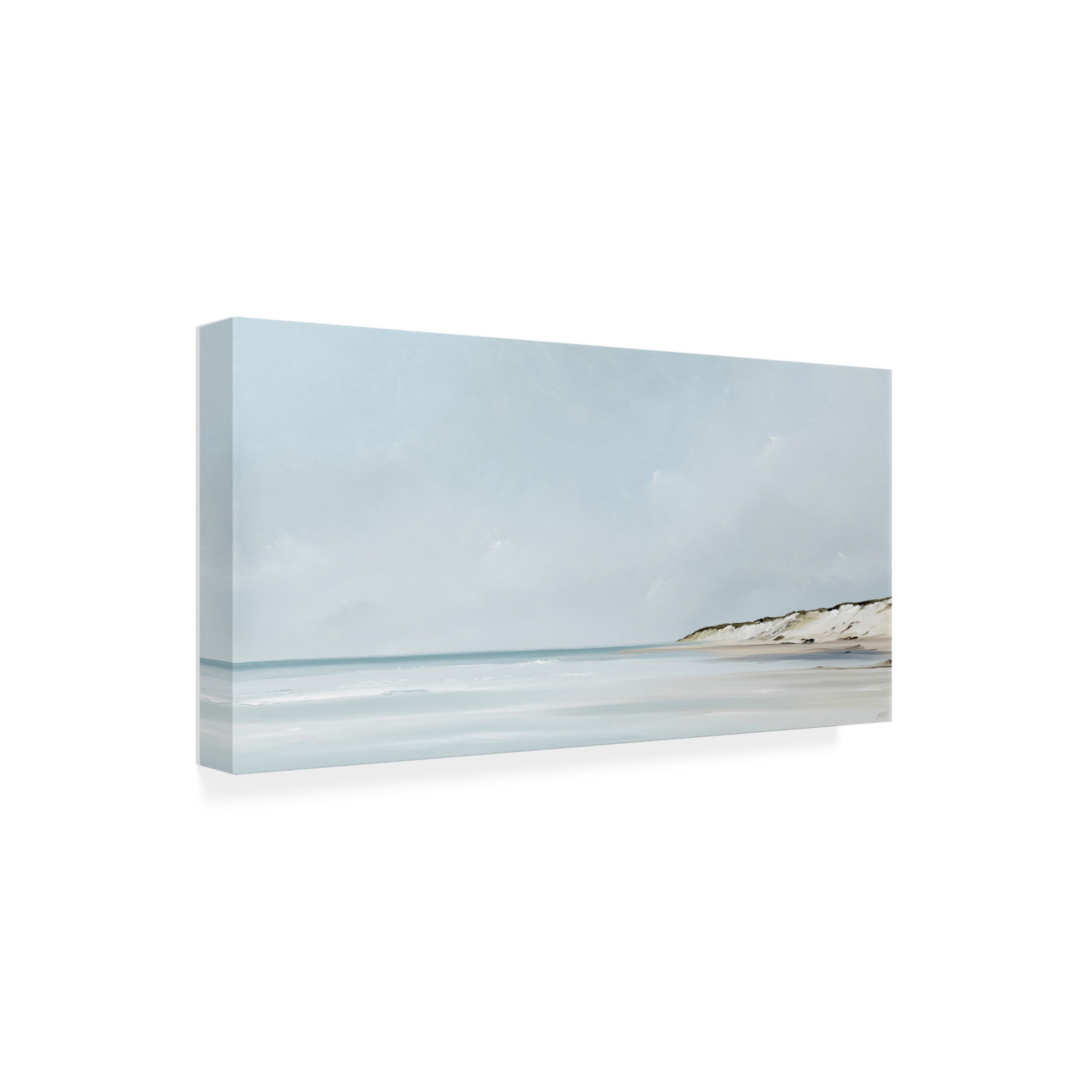 Canvas Wall Art - Rick Fleury 'Longview II' Wall Art for Living Room, Bedroom, or Office Décor by Trademark Fine Art - 19 x 10 Inches