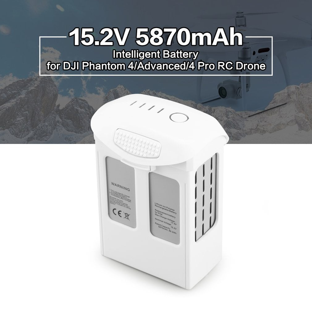Intelligent Flight Battery (5350mah, High Capacity) Phantom 4 Pro Battery  Max 30 Mins Flight Time For DJI Phantom 4 Series Color:5870 mAh | Walmart  Canada