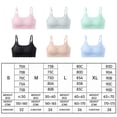 thumbnail image 2 of Ramiter Sports Bras for Women Seamless Sports Bra Wirefree Yoga Bra With Removable Pads for Women Female Soft Intimate Bra 2XL,B, 2 of 4