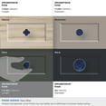 thumbnail image 5 of Amerock Accents 1-5/16 inch (33mm) Length Gold/Navy Blue Cabinet Knob - 2 Pack, 5 of 7
