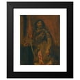 thumbnail image 2 of Eugène Delacroix 15x18 Black Modern Framed Museum Art Print Titled - Study of Vicentini in Armor, 2 of 5
