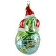 thumbnail image 2 of 5.50In On Top Of The World, Glass, Ornament Santa Globe Christmas 95Sp6, 2 of 2