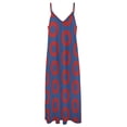 thumbnail image 6 of Phish Donut Blue Sleeveless Dress Loose Women's Dress Dresses Luxury Evening Dresses, 6 of 9