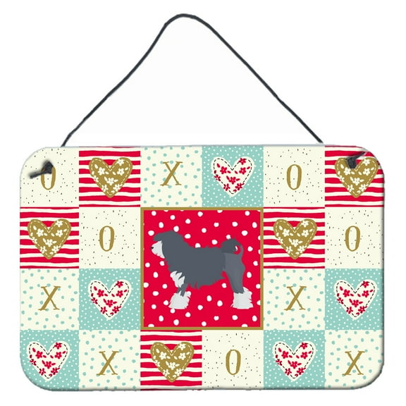 Carolines Treasures CK5858DS812 Lowchen Little Lion Dog 1 Love Wall or Door Hanging Prints 8x12 multicolor