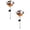 Orange-2pcs, variant on Solar Butterfly Marigold Garden Stake Lights, Waterproof LED Solar Powered Flower Lights, Decorative Butterfly Stake Lamp for Outdoor Yard Pathway Lawn Patio Garden Decoration