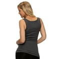 thumbnail image 2 of Felina Cotton Ribbed Tank Top - Class Tank Top for Women, Workout Tank Top For Women (Color Options Available) (Heather Charcoal, 2X), 2 of 3