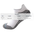 thumbnail image 3 of Jamicy Men's No Show Socks Breathable Sports Compression Cushioned Sole Arch Support Socks Athletic Running Socks for Men, 3 of 6