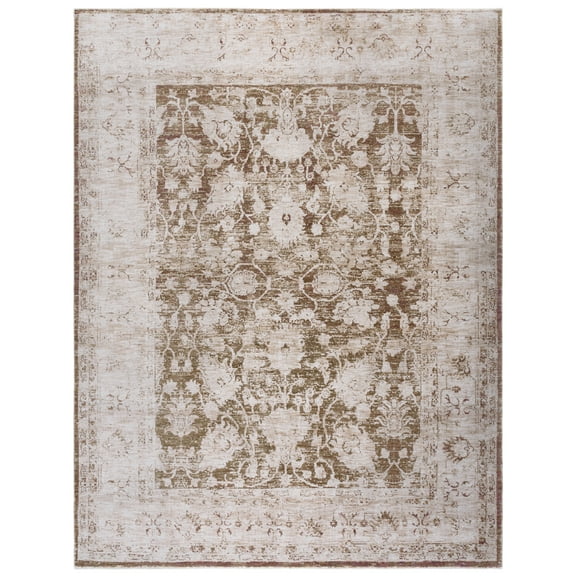 SAFAVIEH Vintage Oushak Myrtle Abstract Area Rug, Ivory/Beige, 8' x 10'