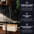 thumbnail image 3 of MasteelfCA 1pc Dustproof Cable Organizer Power Strip Hide Box Charging Cable Organizer Holder Desk Cord Organizer, 3 of 7