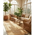 thumbnail image 3 of Sivi 9 x 12 Feet Handmade Scallop Braided Jute Rug - Natural Jute Area Rug, 3 of 14