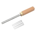 thumbnail image 2 of Lima para coronar trastes de guitarra Limas para bordes de trastes con 4 ranuras de coronación Herramienta de reparación y pulido de luthier para, 2 of 9
