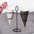 thumbnail image 4 of Ice Display Racks Tools Supplies Decorative Display Stand Holder Cupcake Cone Stands for Birthday Cooking Kitchen Wedding Popcorn for 2 ice cream, 4 of 8