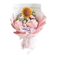 thumbnail image 2 of deevoka Crochet Flower Bouquet Mother's Day Birthday Home Knitted Artificial Flowers, 2 of 9
