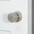 thumbnail image 3 of Viaggio Cloclo_Dd Circolo Solid Brass Non-Turning Two-Sided Dummy Knob Set - Nickel, 3 of 7
