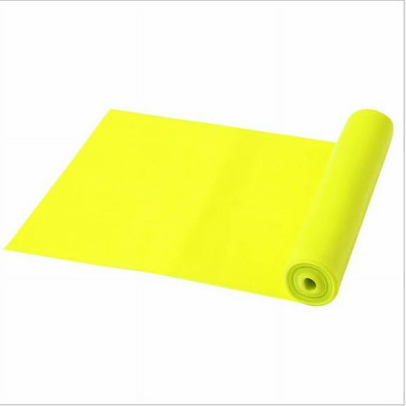 Yoga Elastic Band Exercise Resistance Bands Pilates Stretch Loop Rubber Band Fitness Workout Workout Pull Rope for Gym 2m(yellow)