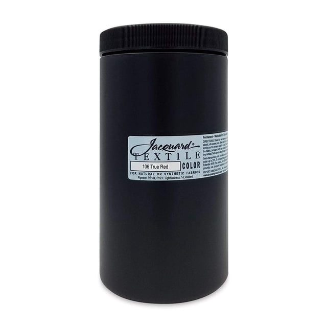 Pintura Textil Jacquard Color Rojo Verdadero 946 ml Permanente