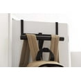 thumbnail image 6 of Yamazaki Home Over-the-Door Backpack Hanger, Black, Steel, Supports 22 pounds, 6 of 7