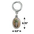 thumbnail image 4 of Sesame Street Vintage Oscar the Grouch Shoe Sneaker Shoelace Oval Charm Jewelry, 4 of 5