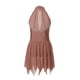 thumbnail image 4 of Niños Niñas Gimnasia Rítmica Ballet Jersey patinaje artístico vestido de baile falda tutú brillante Rhinestone traje lírico Ropa de baile, 4 of 5