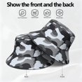 thumbnail image 4 of Camouflage Bucket Hat, Personalized Acrylic Fisherman Hat, Soft and Warm Casual Outdoor Cap for Daily Wear, 4 of 6