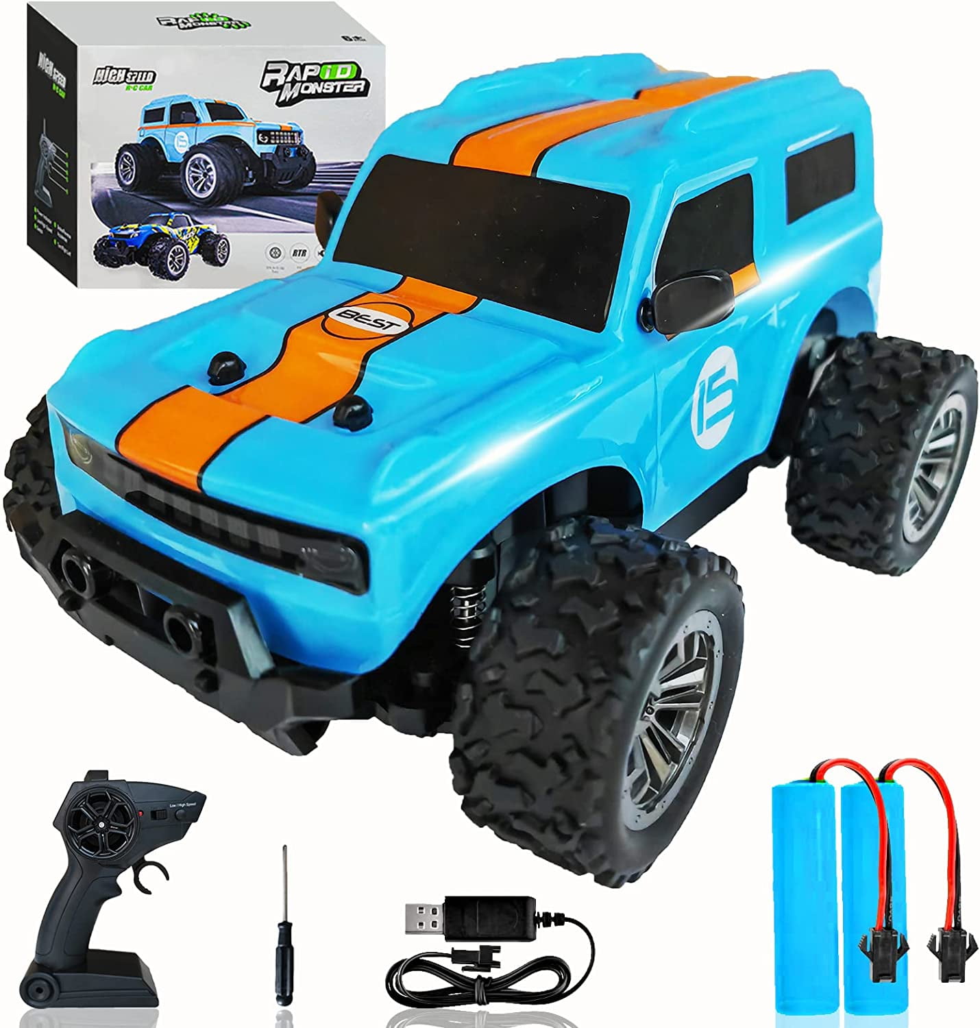 120 Remote Control Car RC Monster Truck Jeep , High Speed RC Cars