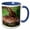 Blue/White, variant on 3drose, Paul Rainey Wildlife Sanctuary, Nutria Wildlife - Us19 Bja0004 - Jaynes Gallery, 11oz Mug
