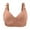 Khaki, variant on Fsqjgq Bras for Women Plus Size Large Bust Mother Middle Aged Elderly Underwear Comfort Wireless Bras Seamless Floral Lace Push Up Bra Bralettes Pink Size 44