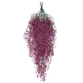 thumbnail image 2 of 1pc Red Purple Artificial Wall Hanging Flower Golden Bell Willow B Vine Hanging Plants by Miyuadkai Ferns Wall Plants Greenery Garland Room Decor Home Garden Wedding Indoor Outdoor Decorations, 2 of 9