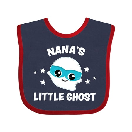 

Inktastic Cute Nana s Little Ghost with Stars Gift Baby Boy or Baby Girl Bib