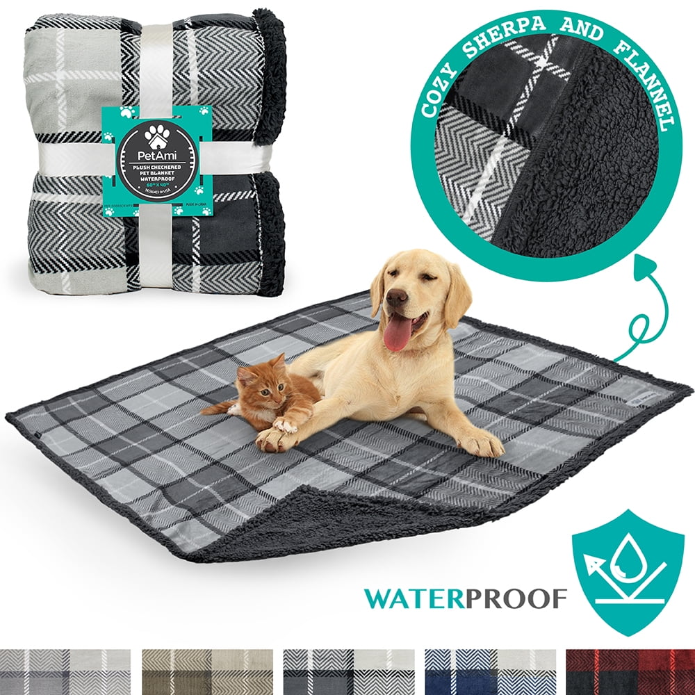 Aland Warm Pet Mat Dog Puppy Paw Bone Printed Soft Fleece Blanket Bed Cushion Pet Supplies Blanket Pet Blanket