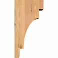 thumbnail image 3 of 5 1/2"W x 8"D x 16"H Mediterranean Smooth Corbel, Western Red Cedar, 3 of 9