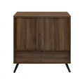 thumbnail image 5 of Pemberly Row 30" 2 Door and 1 Drawer Accent Cabinet in Dark Walnut, 5 of 7